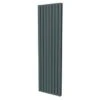 Haceka Designradiator Thalia Petrol Structuur 1585 Watt 184x54 Cm