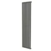 Haceka Designradiator Negev Grijs Structuur 858 Watt 184x41 Cm
