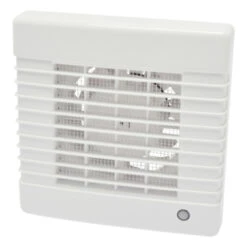 Sanivesk Inbouwventilator Standaard Met Timer Wit Ø 100 Mm