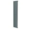 Haceka Designradiator Negev Petrol Structuur 715 Watt 184x34 Cm