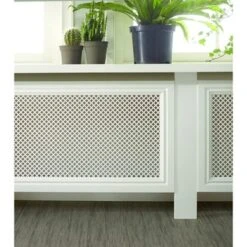 CanDo Radiatorpaneel Traditional Wit MDF 60x60 Cm