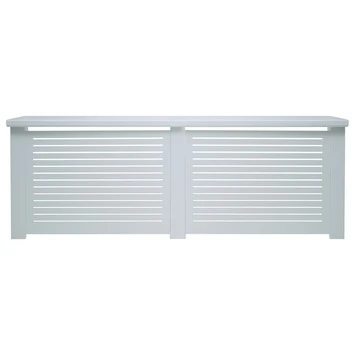 CanDo Radiatorpaneel Chester Wit MDF 100x50 Cm - Afbeelding 2