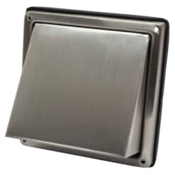 Sanivesk Overdrukrooster Met Kap RVS Ø 100 Mm