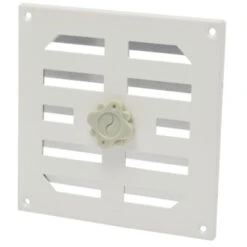 Sanivesk Afsluitbaar Schuifrooster Aluminium Wit 15,5x15,5 Cm