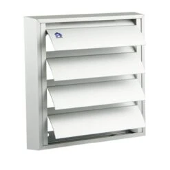 Renson Opbouw Overdrukrooster Met Lamellen ALU 173 X 173 Mm