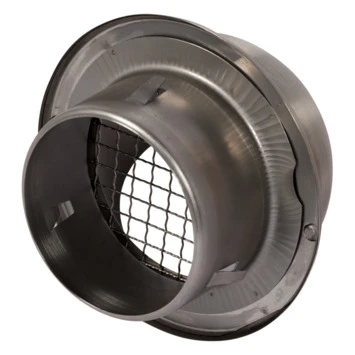 Sanivesk Overdrukrooster Bol RVS Ø100 Mm - Afbeelding 2