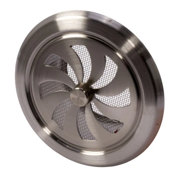 Sanivesk Afsluitbaar Schuifrooster RVS Ø 100 Mm