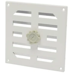 Sanivesk Afsluitbaar Schuifrooster Aluminium Wit 19,5x19,5 Cm