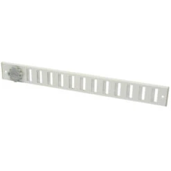 Sanivesk Afsluitbaar Schuifrooster Aluminium Wit 37x4 Cm