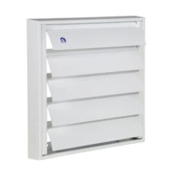 Renson Opbouw Overdrukrooster ALU RAL 9010 210 X 210 Mm