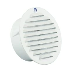 Renson Ventilatierooster Inbouw Rond ALU Wit ø100 Mm