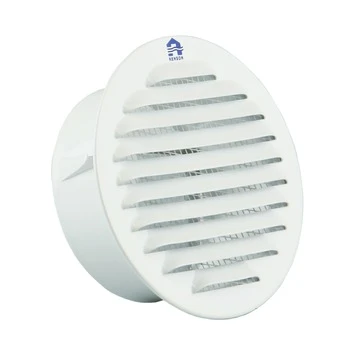 Renson Ventilatierooster Inbouw Rond ALU Wit ø100 Mm