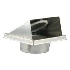 Renson Inbouw Overdrukrooster Met Kap RVS Ø 100 Mm